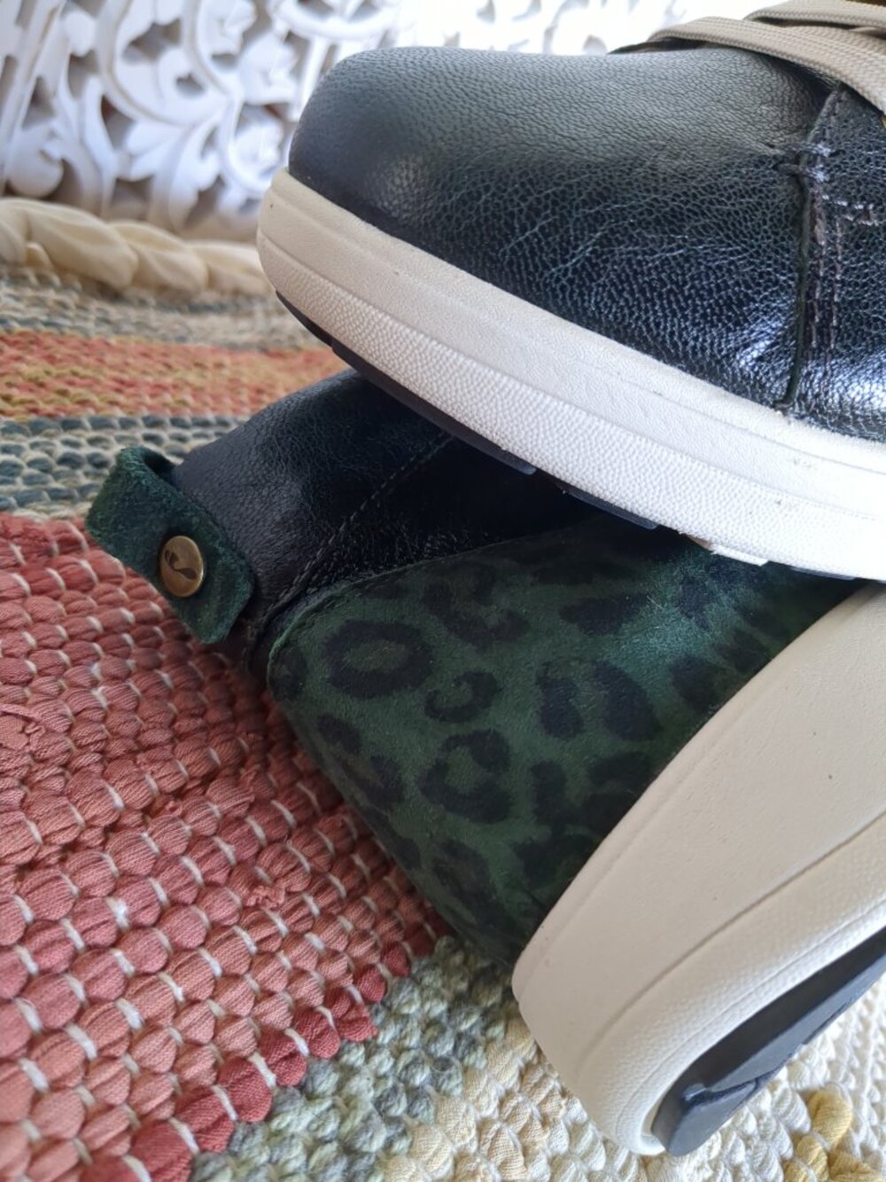 Women's Strive Leather High Top Side Zipper - Picture 4 of 16
